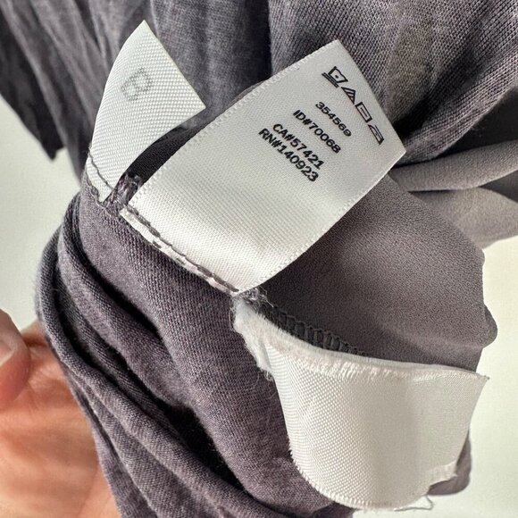 Lou & Grey Long Sleeve Tunic Top XL Gray Soft Lightweight Relaxed Fit - Picture 7 of 8